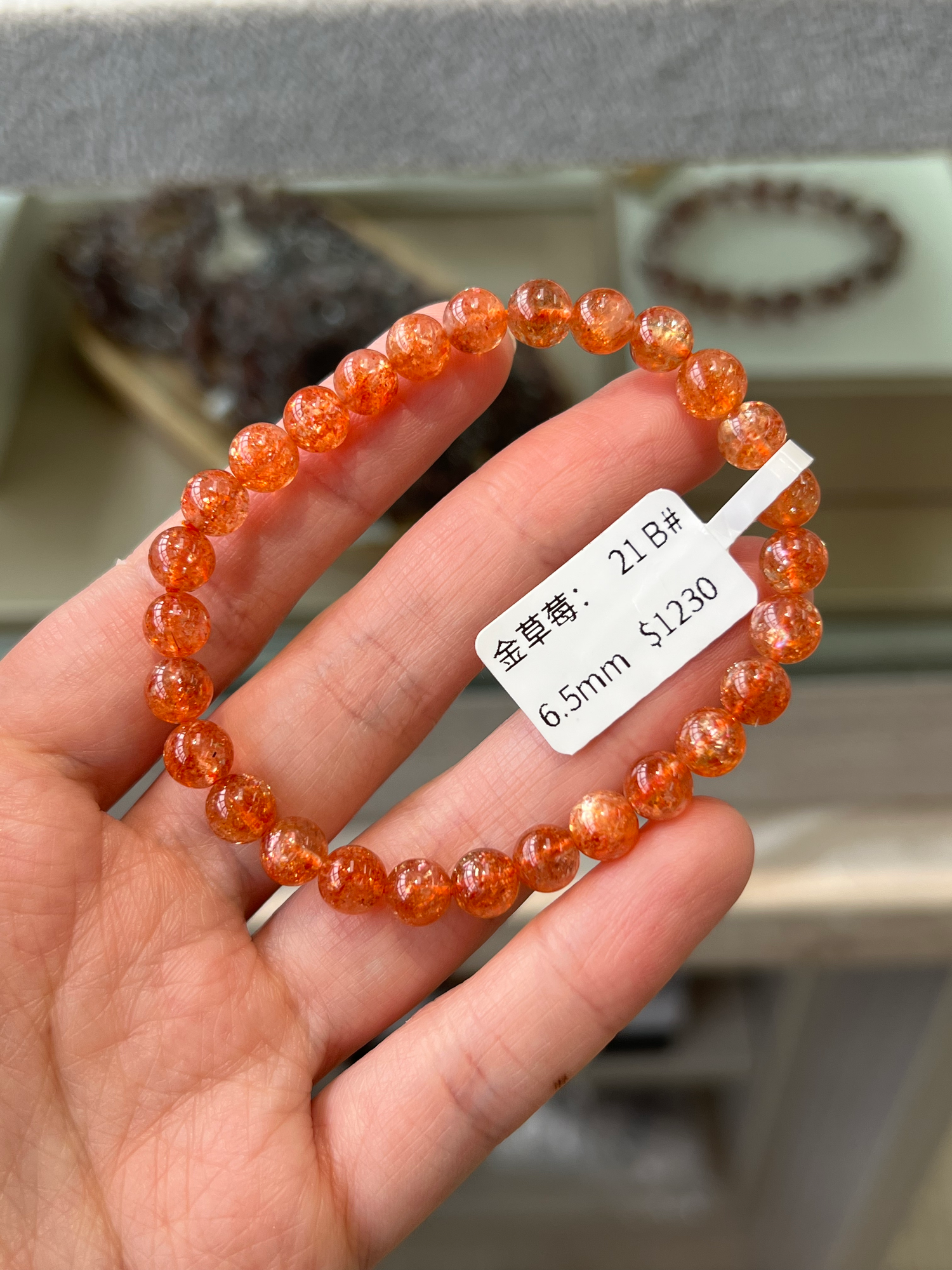 Golden Strawberry Sunstone