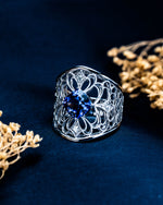 - 😍Hollow Beaded Tanzanite Ring😍-