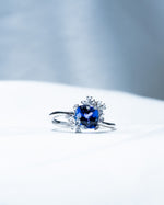 ⚪️White Sapphire & D-Block Tanzanite🔷