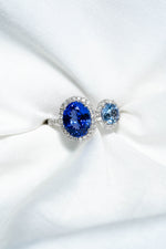 ๐D-Block Tanzanite-You & Me Ring๐