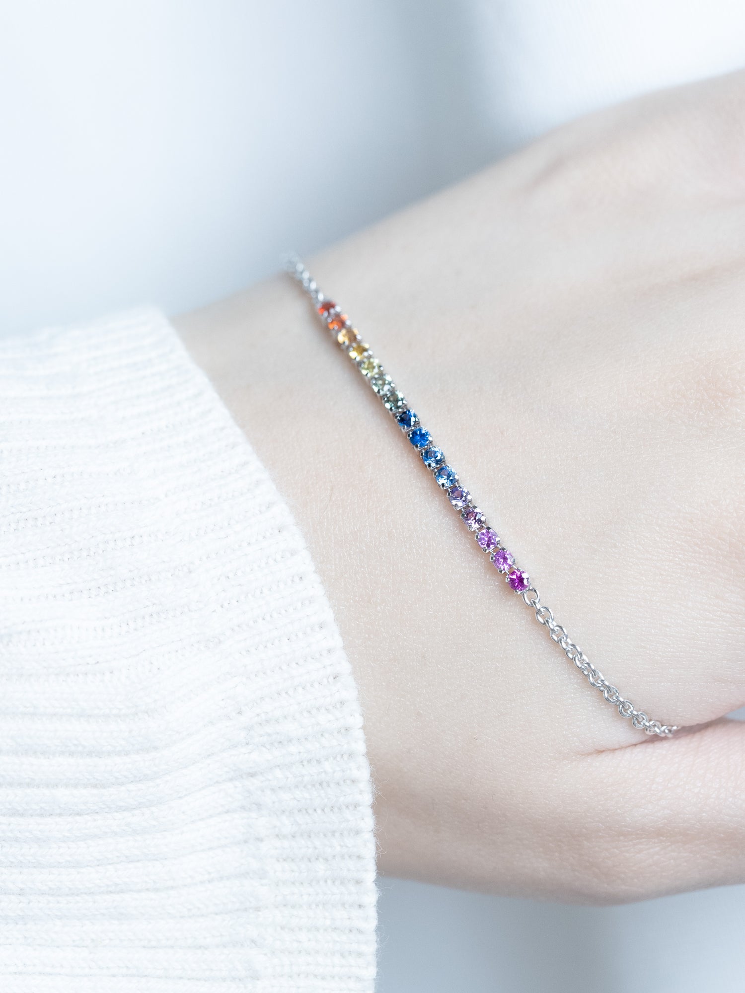 Sapphire, Ruby, and Colored Corundum Bracelet! 🧐🌈