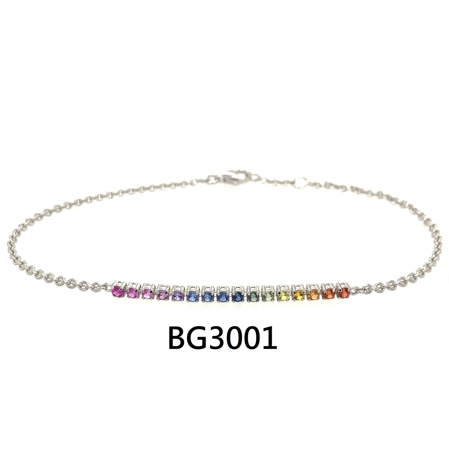 Sapphire, Ruby, and Colored Corundum Bracelet! 🧐🌈