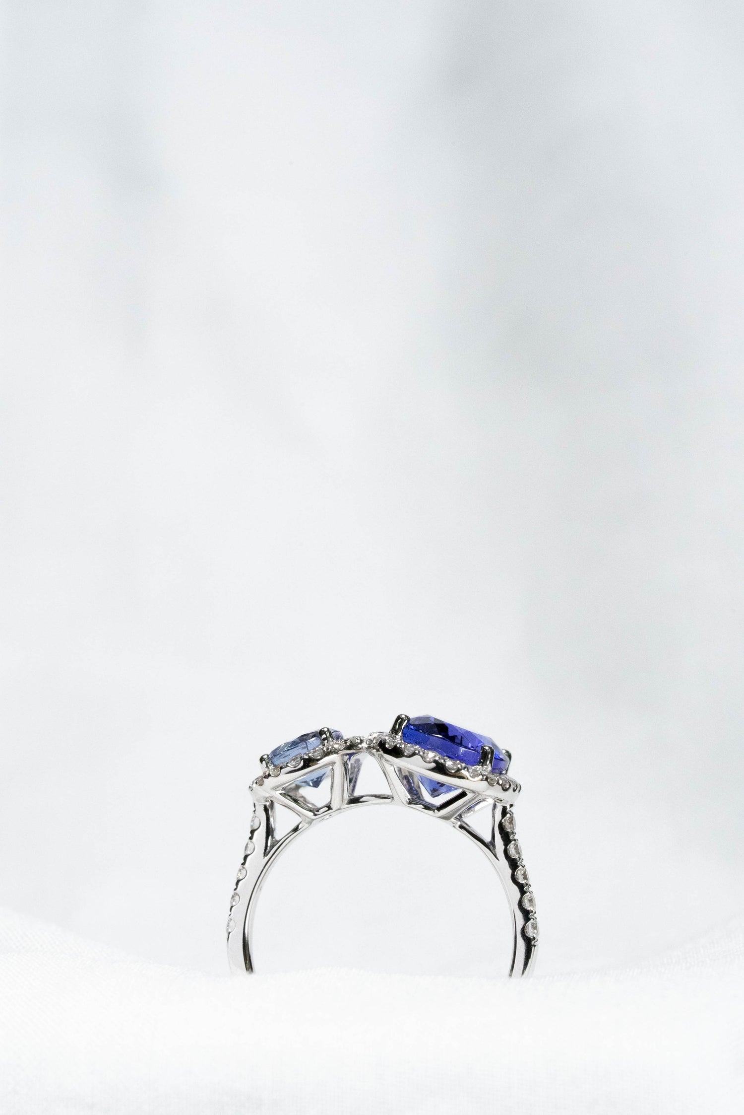 💞D-Block Tanzanite-You &amp; Me Ring💞