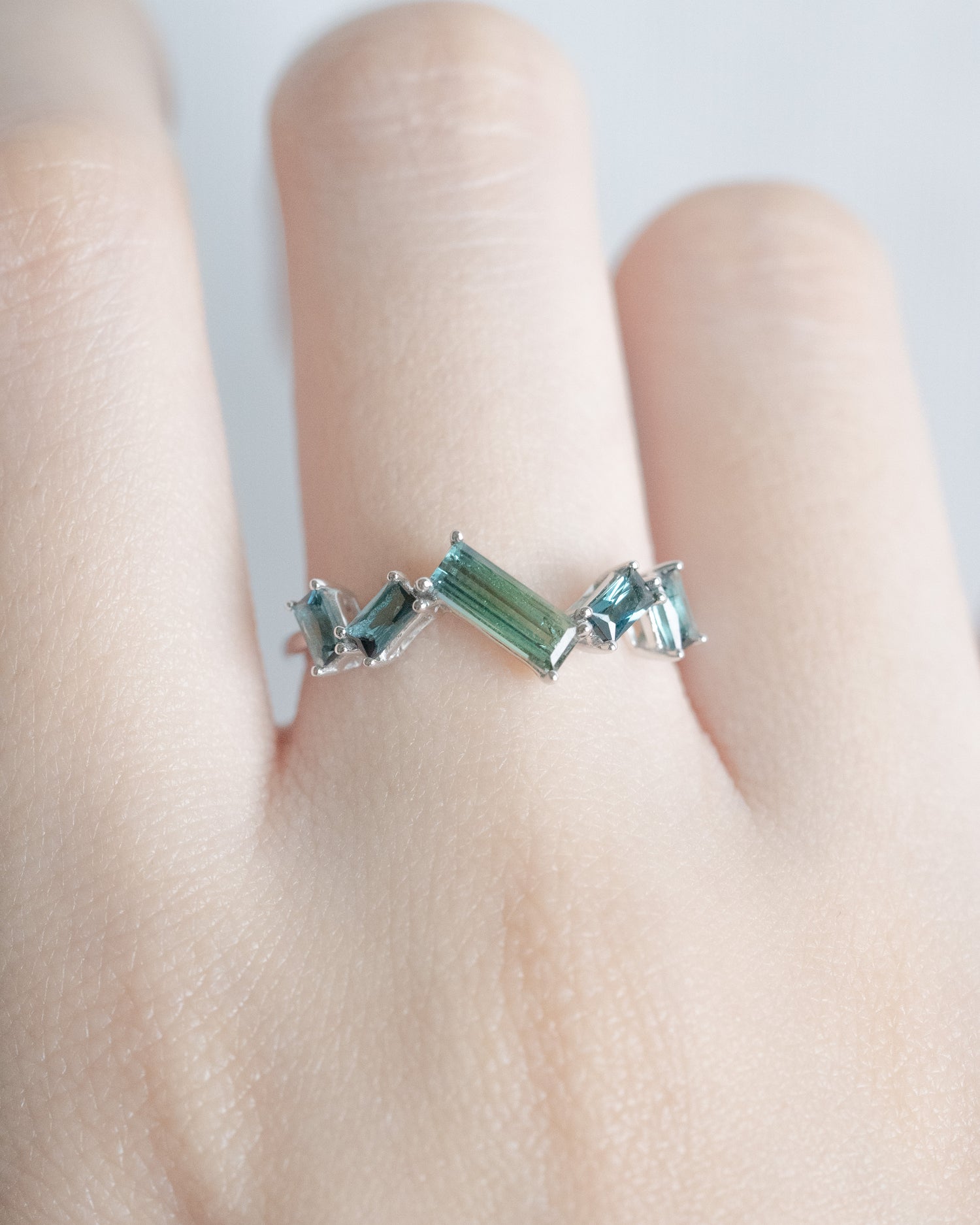 💍Tourmaline irregular elegant ring🌟