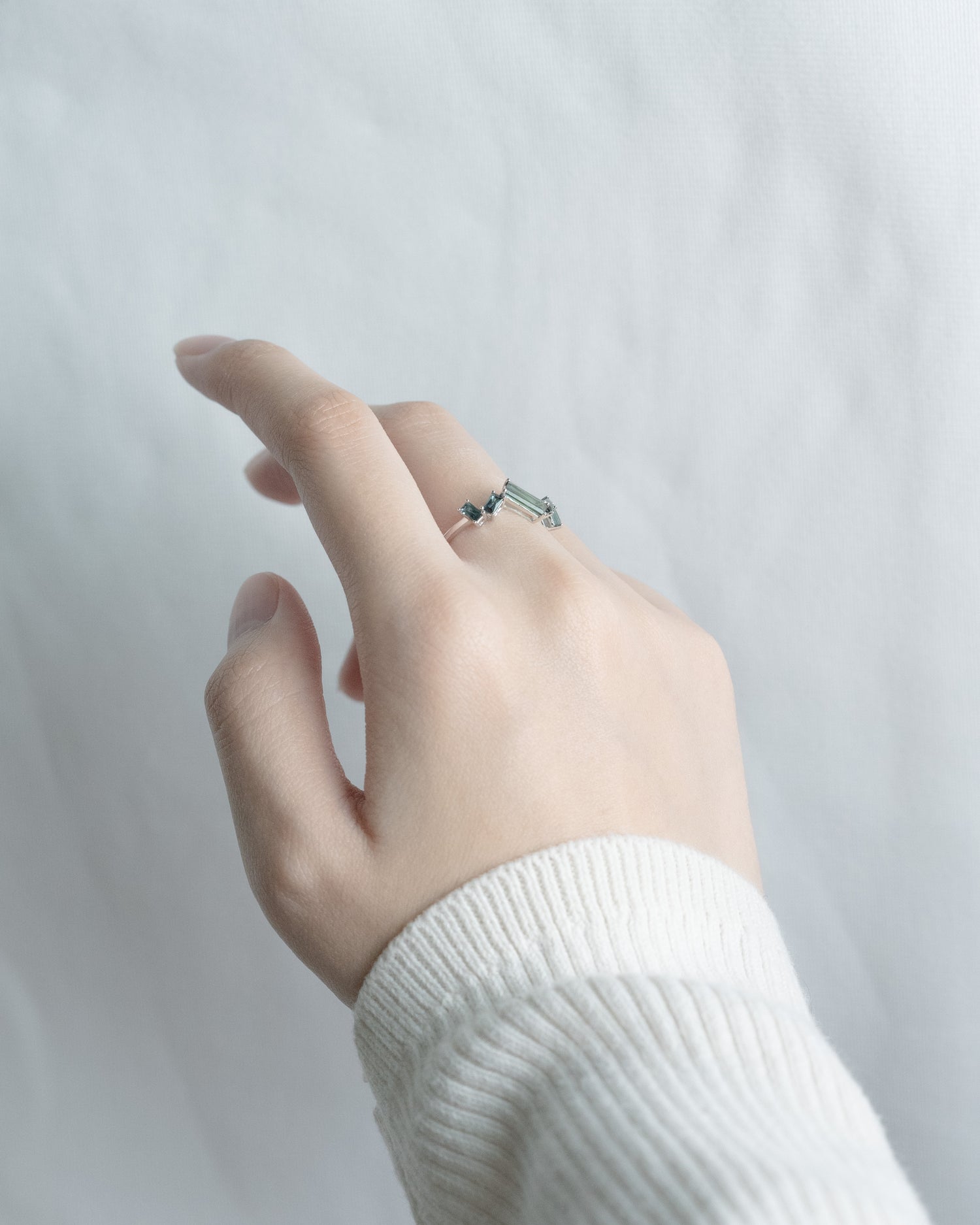 💍Tourmaline irregular elegant ring🌟