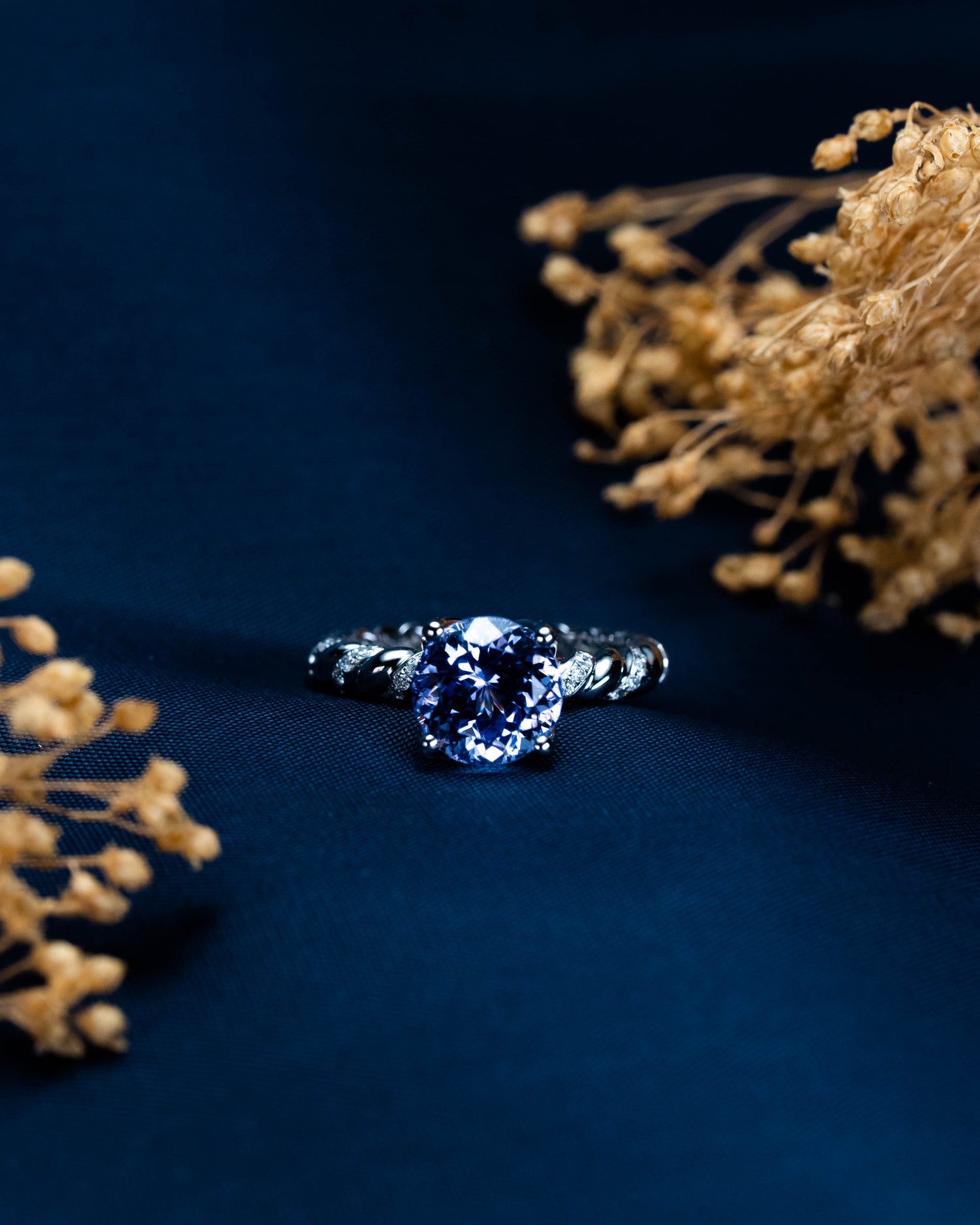 3. Cartanzanite Ring. Romantic Lavender